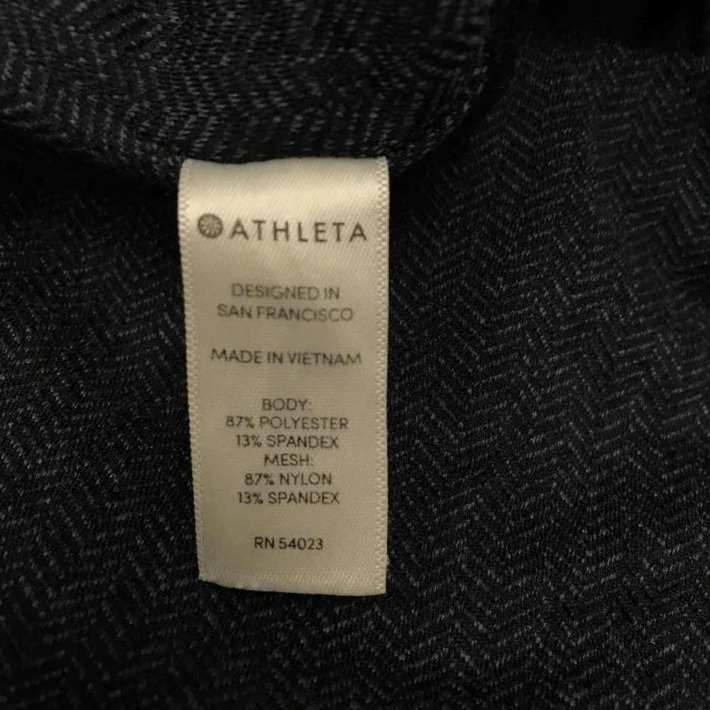 Athleta Pants Womens S Black Pants Side Pockets High Rise